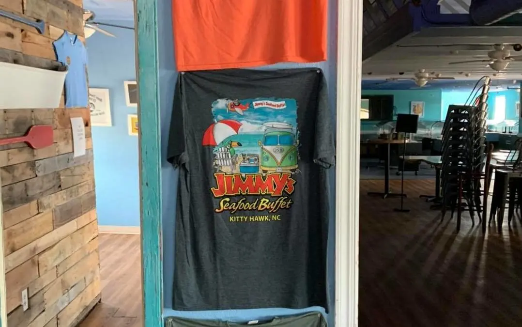 JImmy's seafood buffet merch