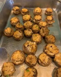Jimmy's seafood buffet stuffed mushrooms