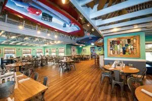 interior of Jimmy's seafood buffet